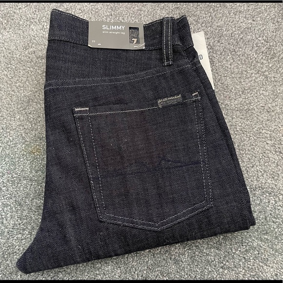 7 for all mankind slimmy slim straight leg jeans - Picture 6 of 6